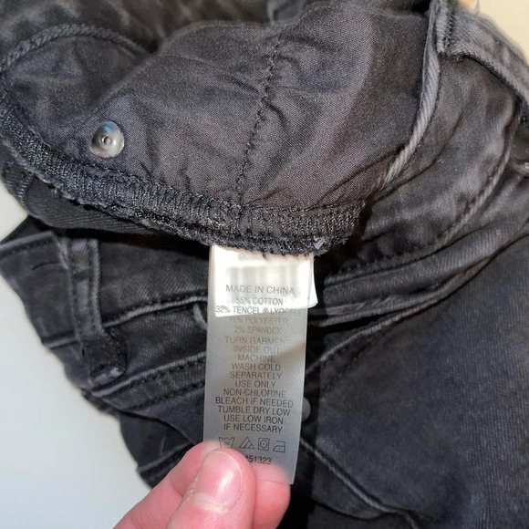 Vince Camuto Charcoal Black Mid-rise Skinny Jeans Size 4 Women’s - Picture 12 of 13